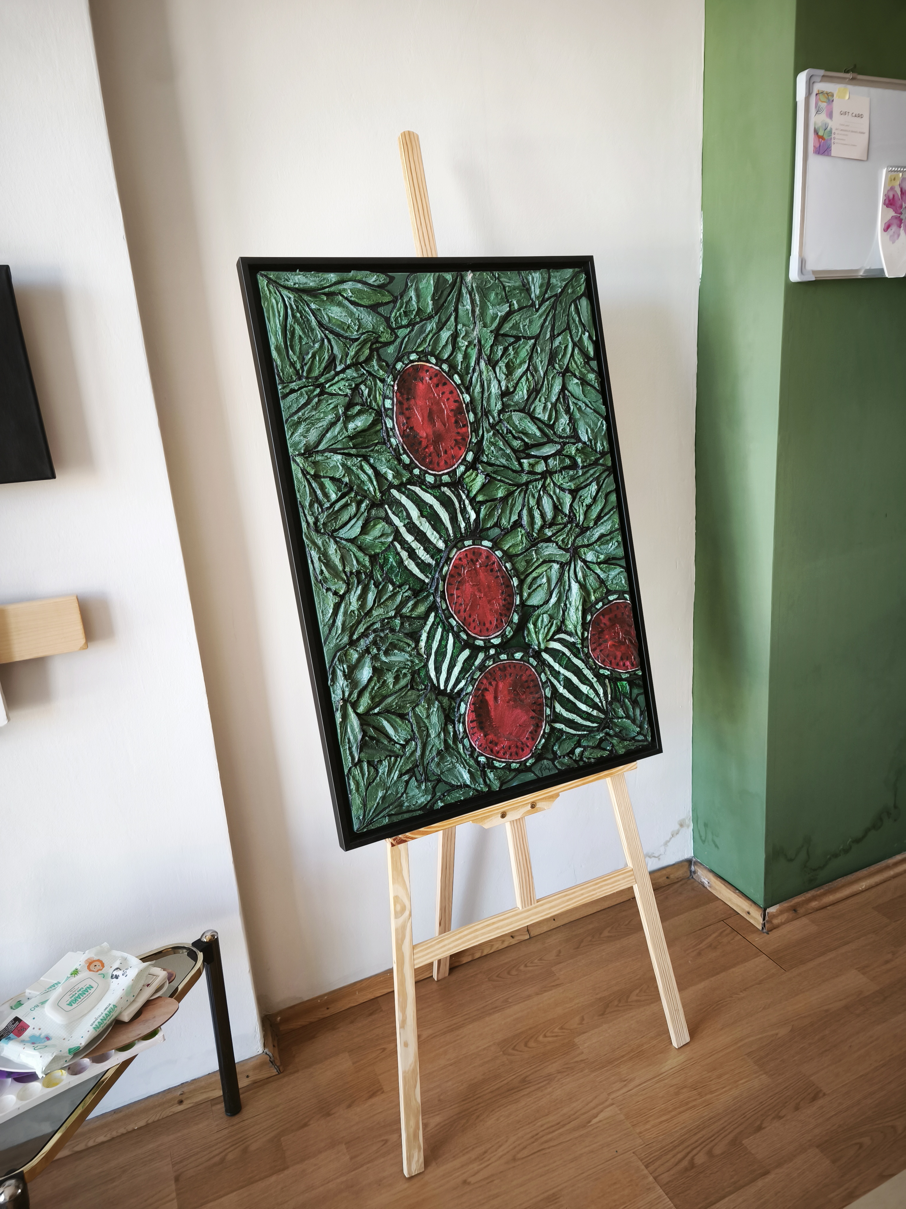 Elsa Hoti watermelon painting